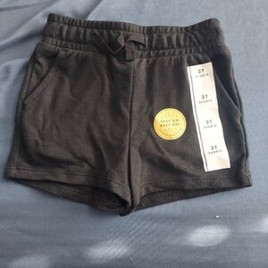 Black Toddler Shorts